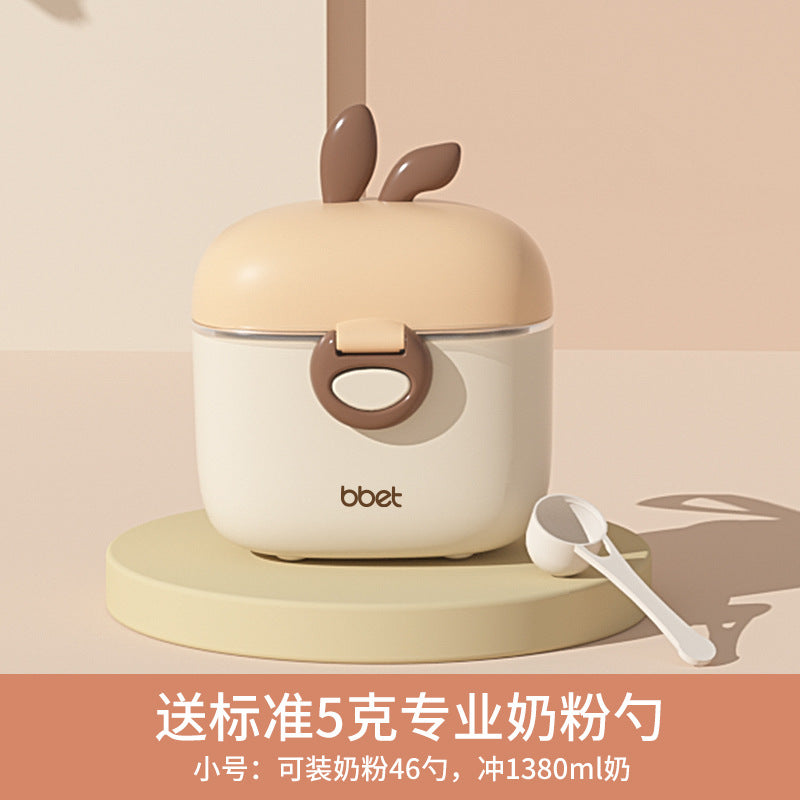 Baby milk powder box Portable out Large capacity baby rice noodle box Milk powder sub-packaging box Sealed storage tank Moisture-proof