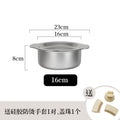 supply 304 stainless steel pot for home non-grinding pot three-piece suitinduction cooker soup pot three-layer steel