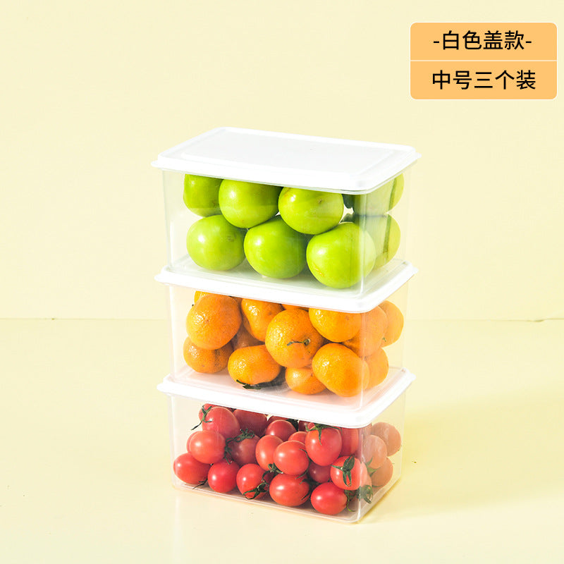 Refrigerator crisper artifact food grade storage frozen crisper kitchen plastic frozen food grade finishing storage box