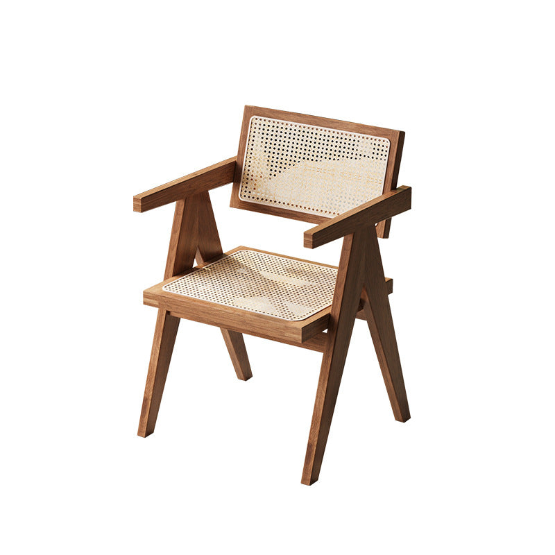 Cafe Milk tea shop Armrest table and chair combination Internet celebrity Solid wood music restaurant Western restaurant Restaurant Restaurant table and chair