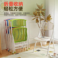 Minimalist folding chair - perfect for dorms, study, home, office, and back support. space-saving design for extended sitting