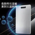 Stainless steel chopping board, anti-mildew, anti-odor, for home kitchen, thickened rolling, double-sided chopping board, antibacterial chopping board, environmental-friendly