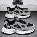 Dad shoes men 2025 spring new men's casual sports shoes trendyeasiest for matchthick solenon-slipabrasion resistant mesh shoes