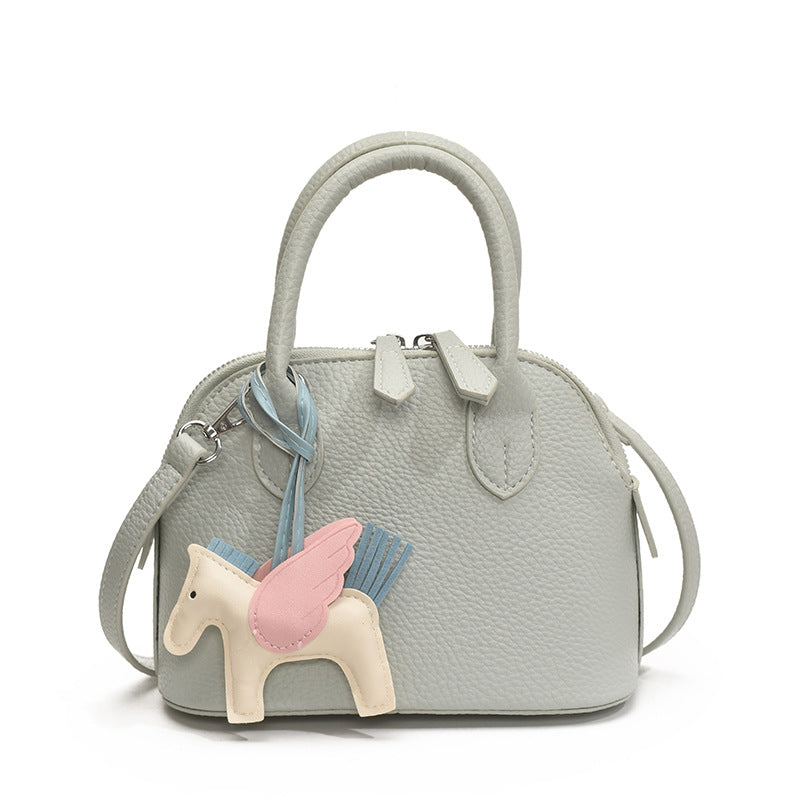 Bowling bag shell bag high sense 2025 popular fashion versatile niche messenger handbag shoulder bag