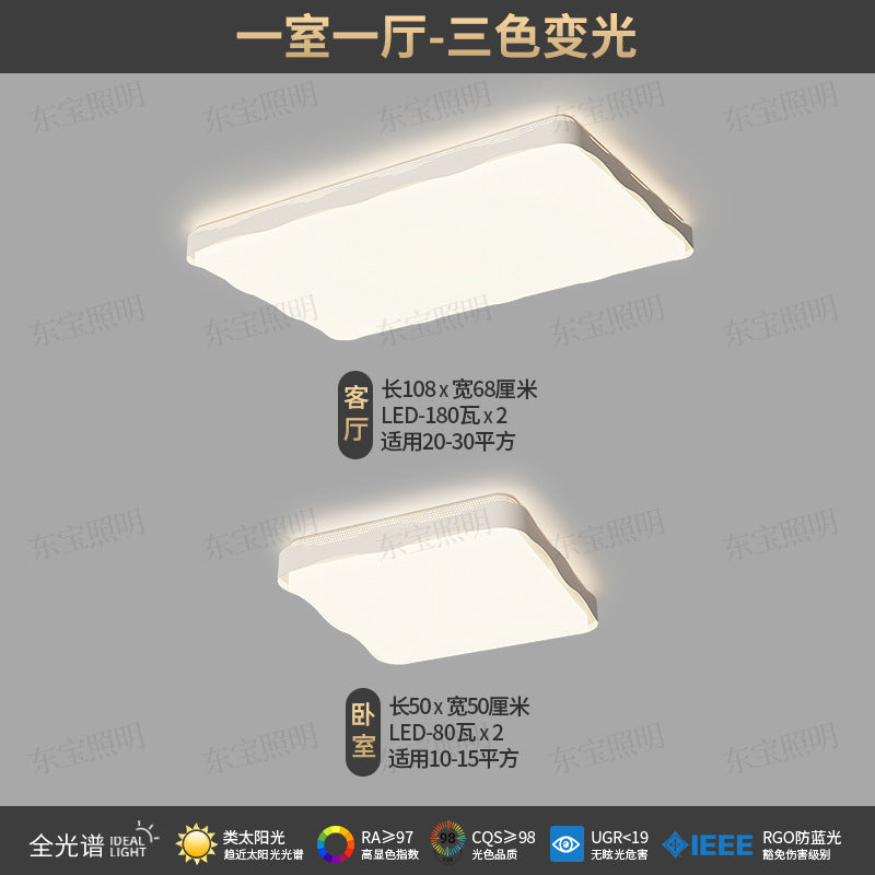 Dongbao Lighting Bedroom Minimal Ceiling Light, Full Spectrum Eye Protection LED Light, Hall Main Light Zhongshan Furniture Lighting