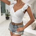 export women's sexyelegance jumpsuit spring and summer new arrival silmslimming look tapered three-quarter jumpsuit