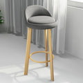 Bar stool, light luxury modern minimalist design, backrest included, bar-specific chair, high stool for home use, bar chair, solid wood