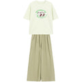 Girls' activewear two-piece set - stylish summer  new collection - girls' summer short-sleeve outfit - kids' casual summer wear