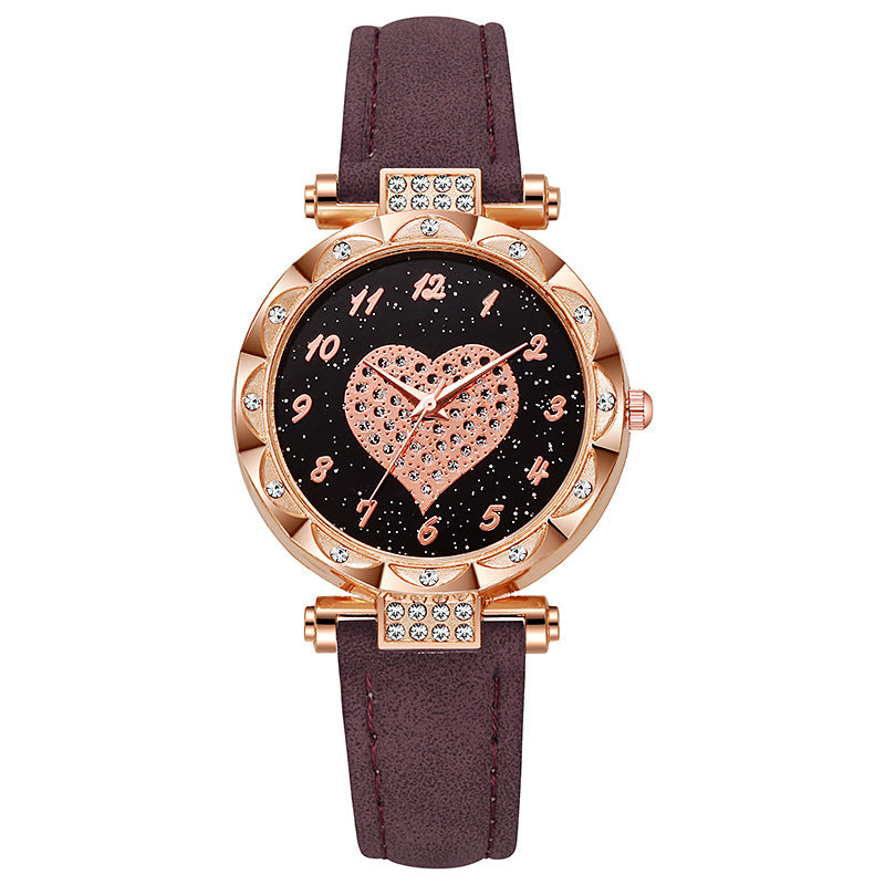 xiyin duoduo love full diamond casual fashion electronic watch women's quartz student watch women's manufacturer wholesale watch