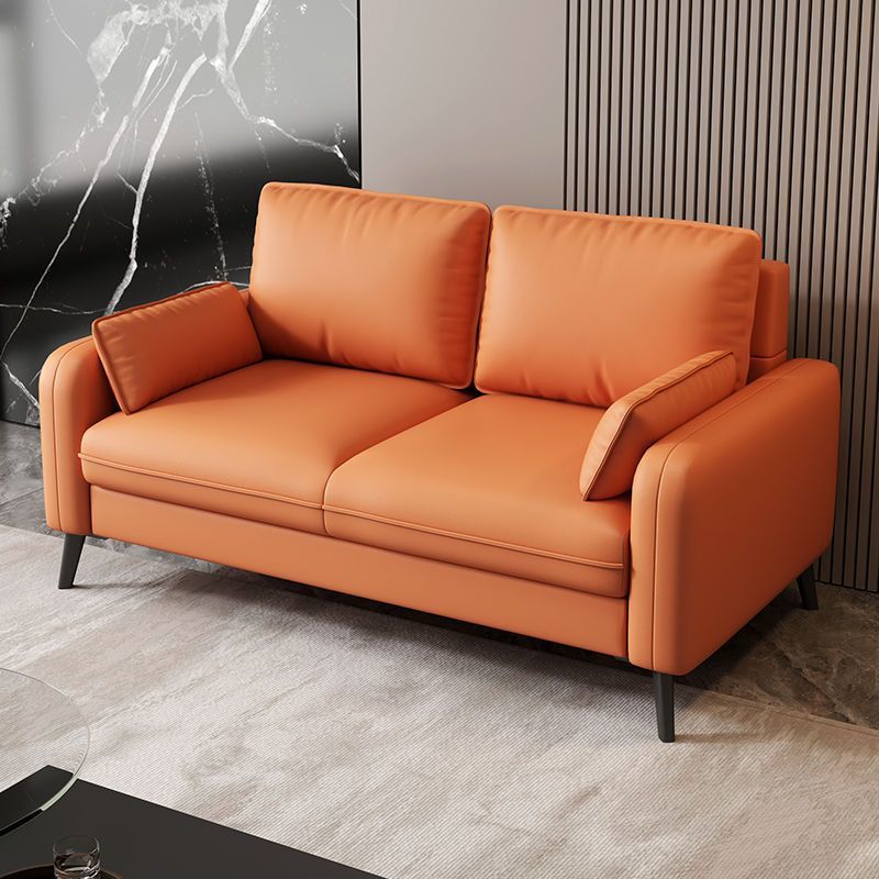 Scandinaviancasual no-wash technical cloth sofa small apartment rental apartment living room simple sofa straight row cat claw leather