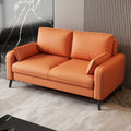 Scandinaviancasual no-wash technical cloth sofa small apartment rental apartment living room simple sofa straight row cat claw leather