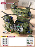 Inertial transport aircraft helicopter can store sound and light artificial military model track ejection kids toys for boys