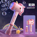 new unicorn automatic bubble machine - girl's handheld bubble gun - outdoor trendy kids' toy - boy's toy