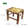 Bamboo chair, bamboo table, bamboo stool, back chair, handmade for homekids small bamboo stool, woven jiangxi rural old-fashioned bamboo chair and stool
