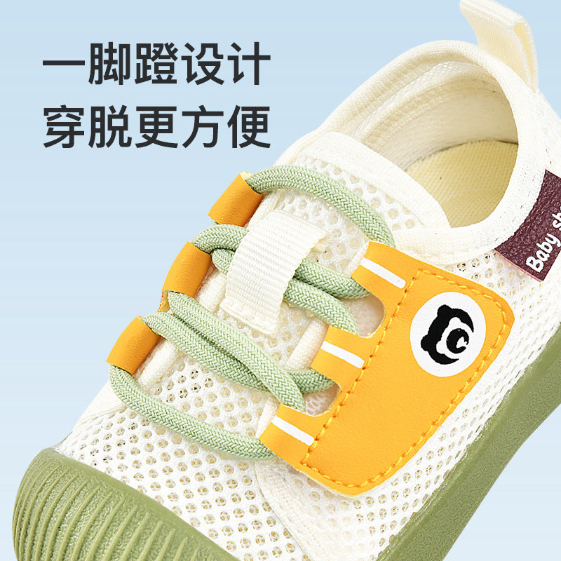 Summer new arrivals: baby boys' first walker sandals, infant soft-soled functional cartoon shoes, toddler footwear for ages 1-3
