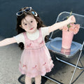 Girls' sweet summer dress - new summer collection, stylish baby dress,  kids' princess tulle dress, hot seller