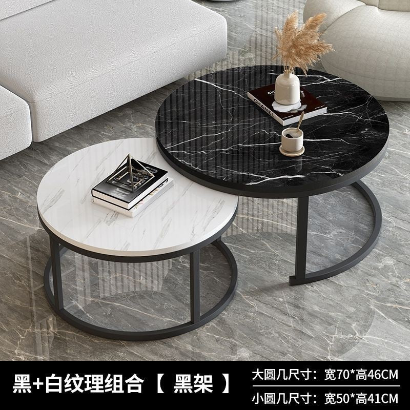 Coffee table accessible luxurycasual modern living room for home small apartment scandinavian sofa side table retractable round tea table metal