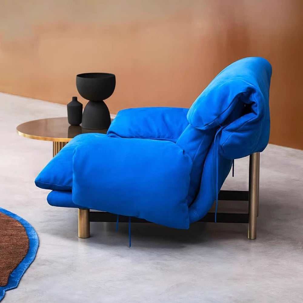 Italian normcore baxterjo sofa frosted first layer cowhide designer special-shaped creative classy sense down sofa
