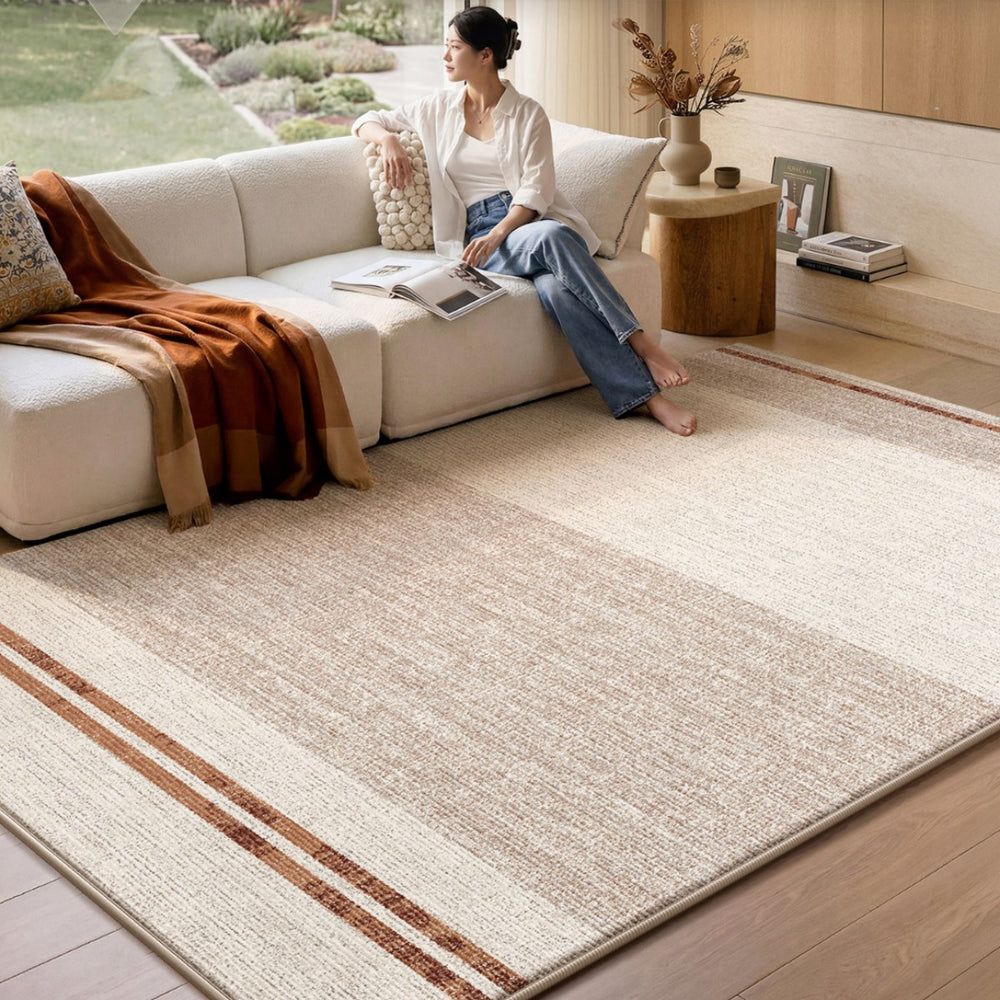 Living room carpet new arrivalclassyaccessible luxury no-wash sofa floor mat coffee table bedroom waterproof wipeable for homecasual modern