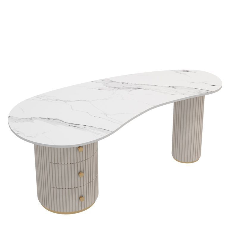 Beauty salon light luxury medical aesthetics consultation table meeting room office desktop examination table minimalist modern desk computer desk combination