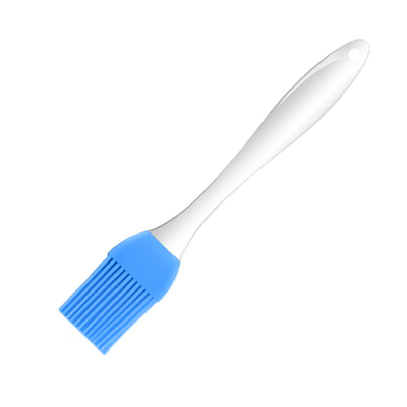 Ready-to-ship clear crystal handle large split silicone basting brush - bbq, cooking, and seasoning brush - in stock