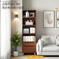 Bookcase for home standing cabinet bookshelf floor-standing storage rack living room storage cabinet small narrow cabinet dust-proof storage cabinet storage cabinet