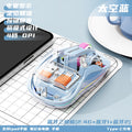Wireless + bluetooth usb + type c dual receiver space blue