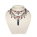Halloween necklace wholesale fashion cross-border medieval heavy industry tassel pendant sweet cool fashion prom jewelry necklace for women