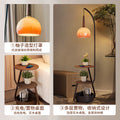 2025 new arrival: all-in-one storage floor lamp - grapefruit style - perfect for living room, sofa side, ambient lighting, coffee table, and fishing lamps