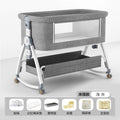 Baby crib - portable, foldable, multi-functional bassinet - newborn & toddler convertible bed