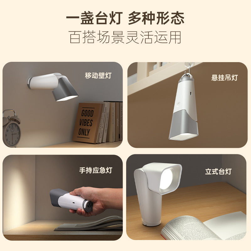 reading desk lamp, eye protection, study, bright enough, dormitory student bedside lamp, rechargeable, portable, long battery life, fill light night light