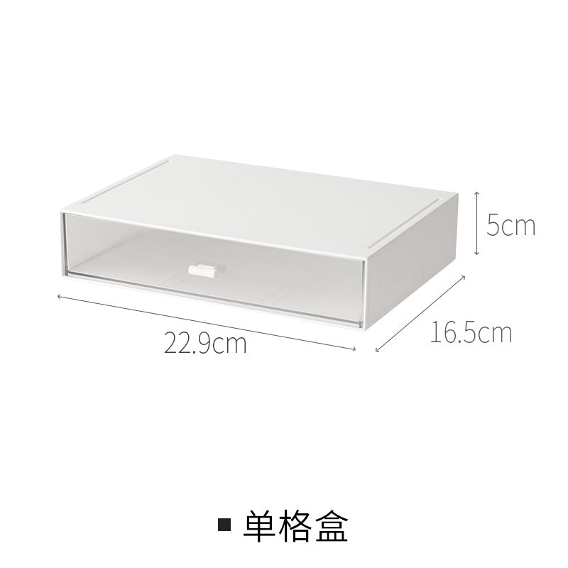 Desktop Storage Box Drawer Office Dormitory Stationery Cosmetics Multi-layer Function Organizing Storage Box