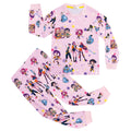 Ready stock: witcher squad kids' long sleeve pajama set - girls' long sleeve top & pants set (sizes for mid-to-large children)