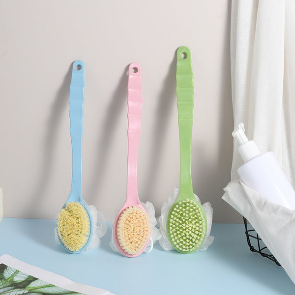 Bath rubber, bath brush, back brush, long handle bath towel, bath ball, adult soft hair, back bath brush, do not ask for help
