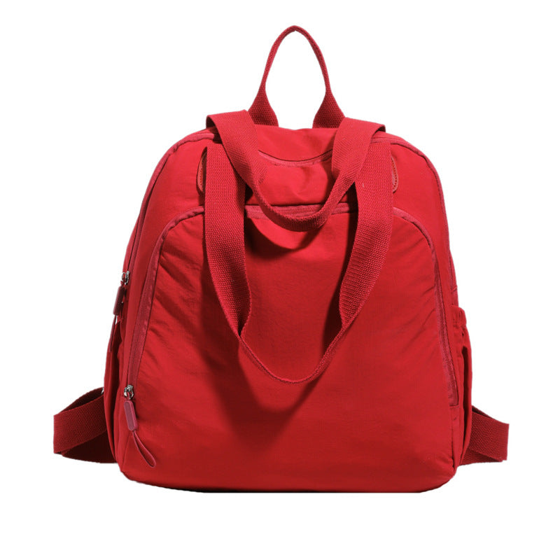 Cross-border spot wholesale commuter casual simple bag large capacity women's backpack multi-functional versatile fashion backpack