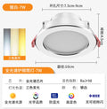 Silver-flagship full spectrum 98 color rendering-7w three colors