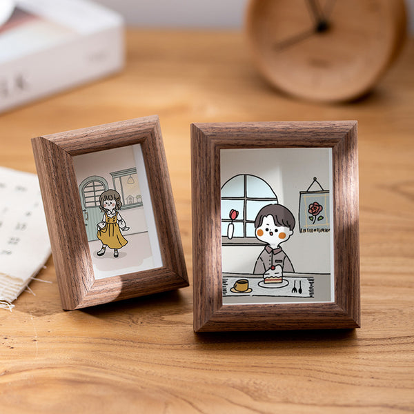 Wooden photo frame 6-inch photo frame table wholesale 5-inch 7-inch 8-inch 10-inch creative children's photo wall decorative picture frame
