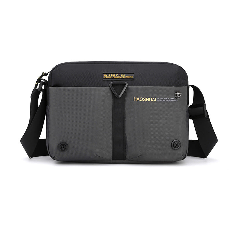 Cross-border new men's messenger bag outdoor sports shoulder bag fashion casual men's bag simple business briefcase