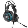 Hp/hp 8001u headset desktop computer usb luminous gaming headset wired 7.1 head-mounted bass