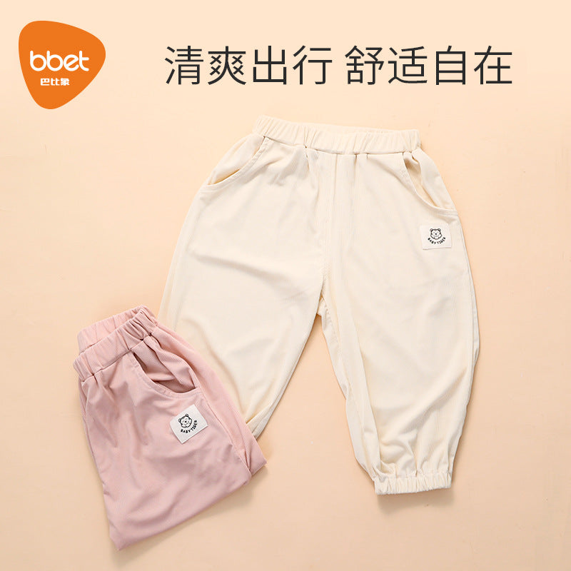 Babibele summer mosquito-proof pants: lightweight, breathable, air-conditioned bloomers for babies and toddlers - kids' summer trousers