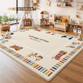 Carpet living room kids room baby crawling mat reading area early education center baby bedside low-maintenance waterproof floor mat