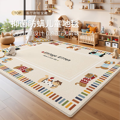 Carpet living room kids room baby crawling mat reading area early education center baby bedside low-maintenance waterproof floor mat