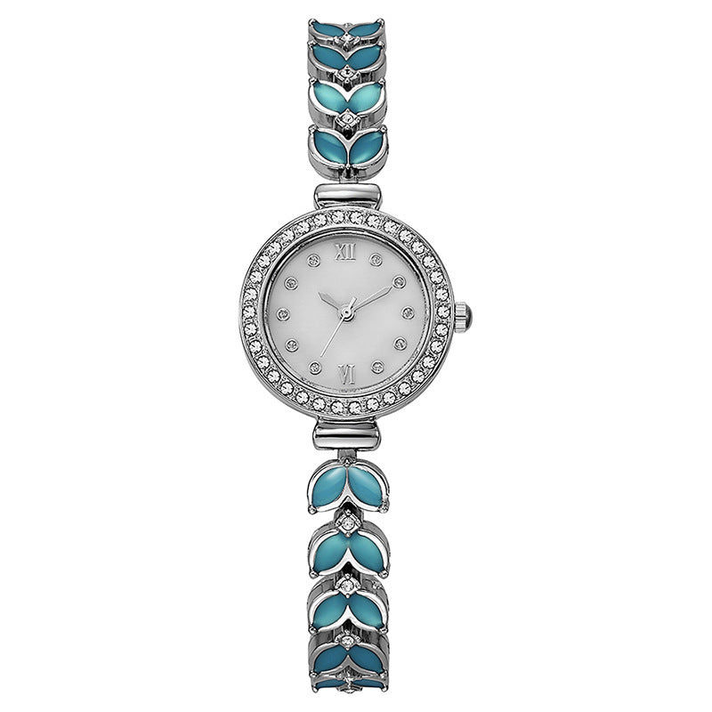 new arrivalcolorful mermaid fashioncasualeasiest for match women's epoxy bracelet watch women's diamond quartz watch