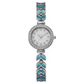 new arrivalcolorful mermaid fashioncasualeasiest for match women's epoxy bracelet watch women's diamond quartz watch