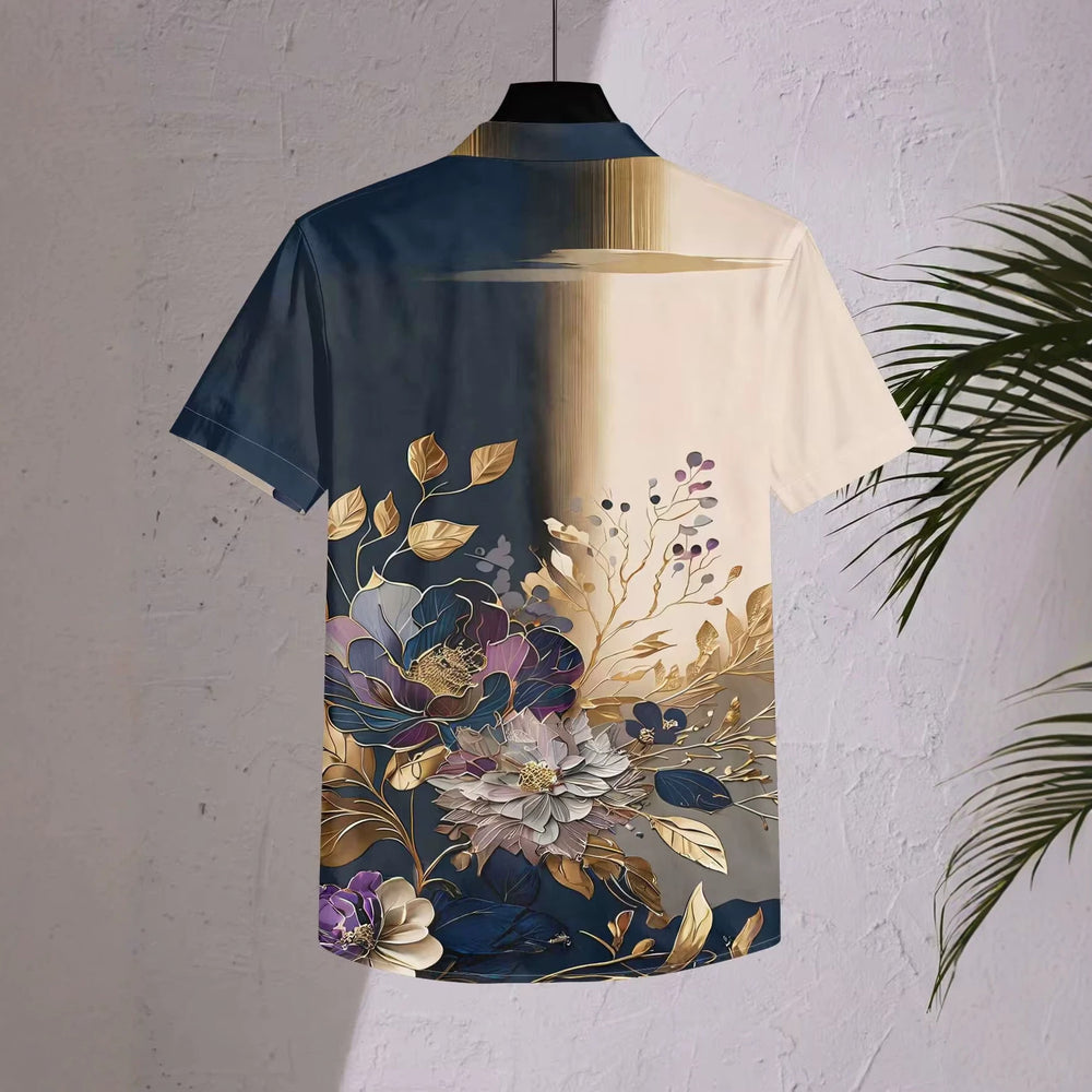 wholesale women's short-sleeved shirts, trendy shirt with hot-selling cross-border print designs, dropshipping available