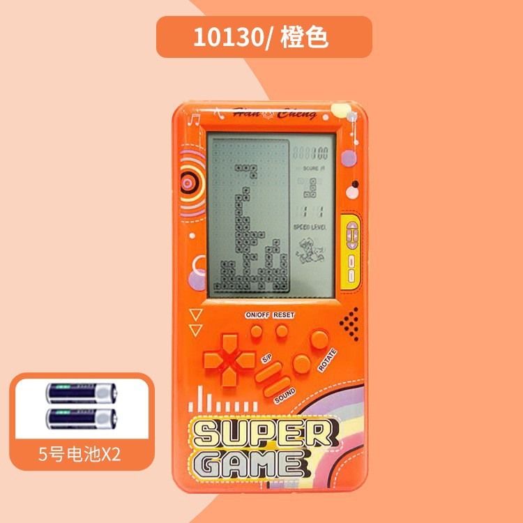 Wholesale classic nostalgic tetris game console - large screen, eye-friendly, handheld game console for kids