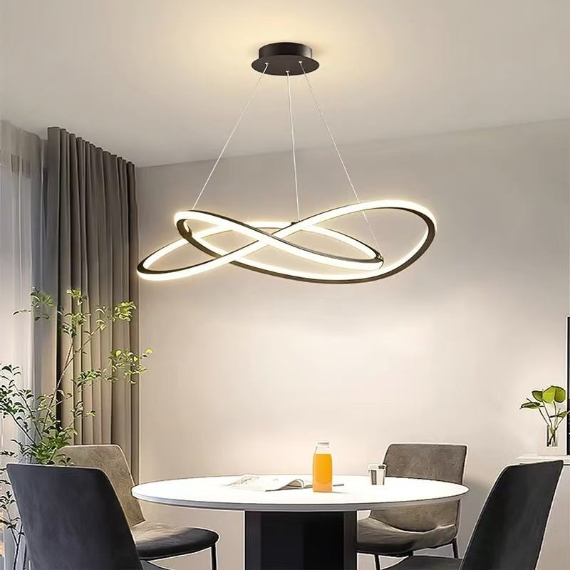Zhongshan Lighting Modern Simple Chandelier Creative Restaurant Chandelier Children's Room Eye Protection Light Master Bedroom Chandelier Voice Light