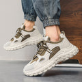Popular hot-selling men's shoes 2025 new spring versatile casual height-increasing white sports hong kong style dad ins trendy shoes