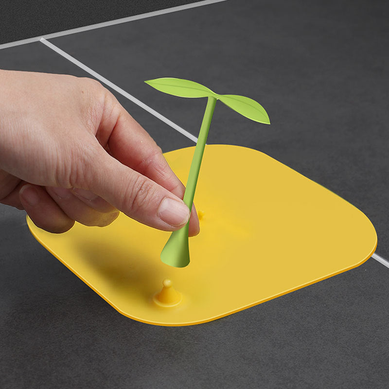 Floor drain cover Household bean sprouts Floor drain Silicone sewer deodorant cover Bathroom insect cover Bean seedlings Floor drain pad