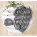 Baby romper jumpsuit spring autumn newborn sleepsuit knitted unisex baby warm clothes autumn winter 021